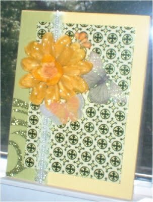 Yellow Flower Greeting Card