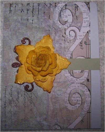 Yellow Flower Card