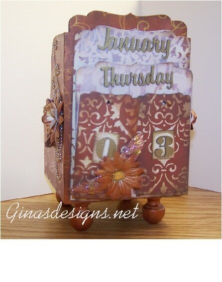 DT project 1 for Ginas Designs Perpetual Calendar