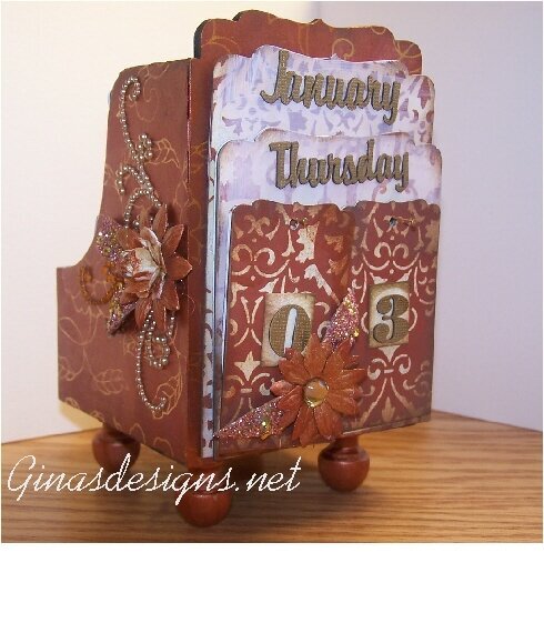 DT project 1 for Ginas Designs Perpetual Calendar