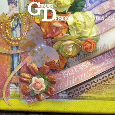 Altered Canvas  Ginas Designs DT Project February