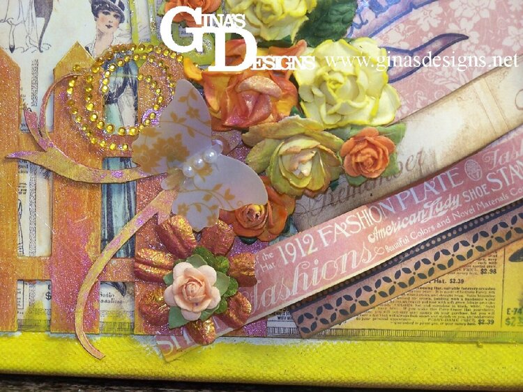 Altered Canvas  Ginas Designs DT Project February