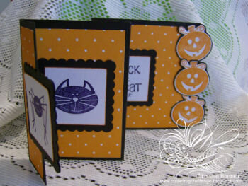 Halloween Accordion Fold Card and Video Tutorial