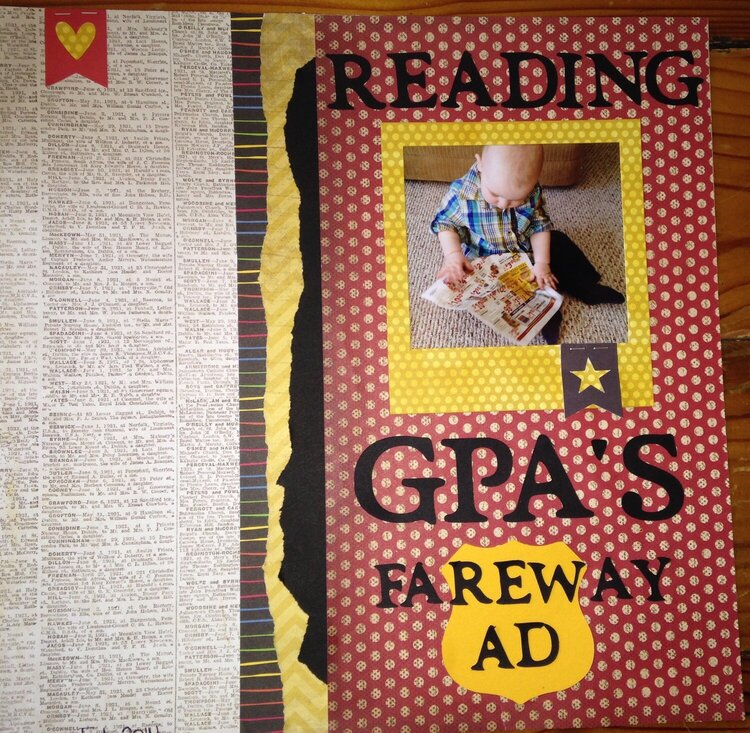 Reading Gpa&#039;s Ad
