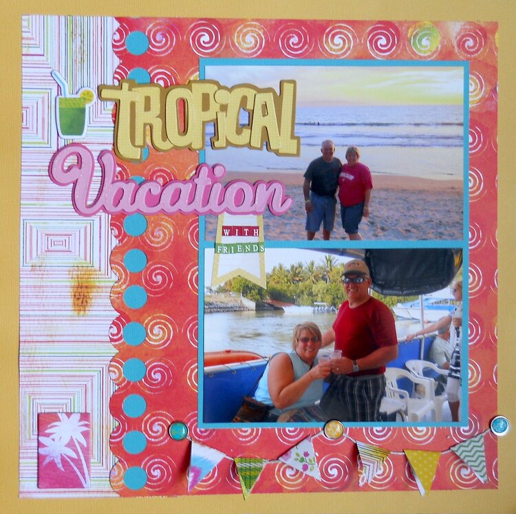 Tropical vacation with friends