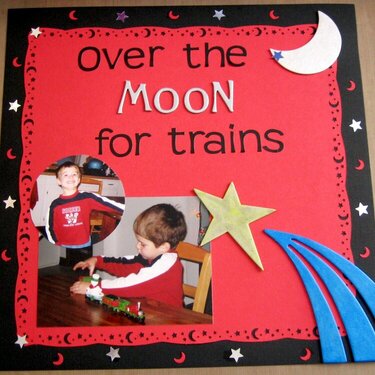 over the moon for trains