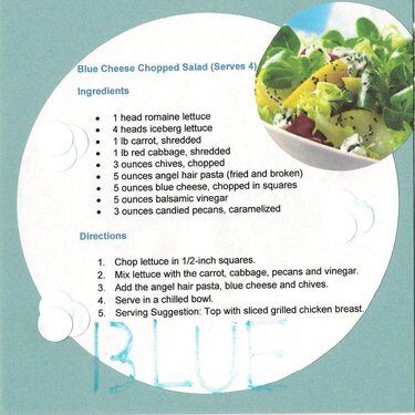6x6 Recipe Swap: Blue Cheese CHopped Salad