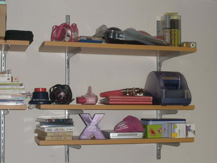 Scraproom shelf