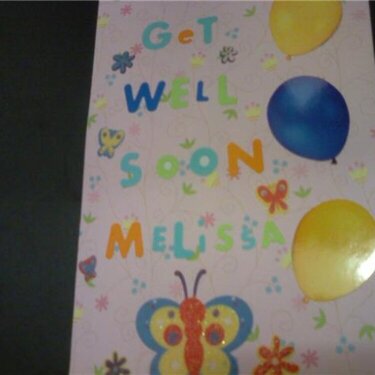 Front Of Get Well Card