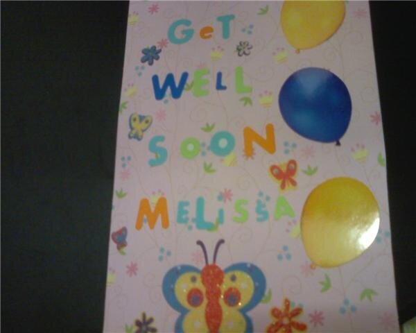 Front Of Get Well Card