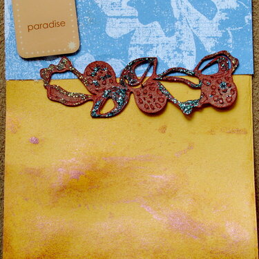 Journalling tag for the Cricut challenge