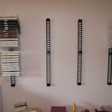 Stampin Up stamps and DVD stamp storage