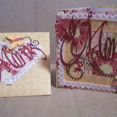 Outside Butterfly Mom day card