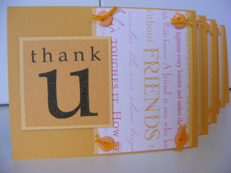 Set of 6 Thank You Cards