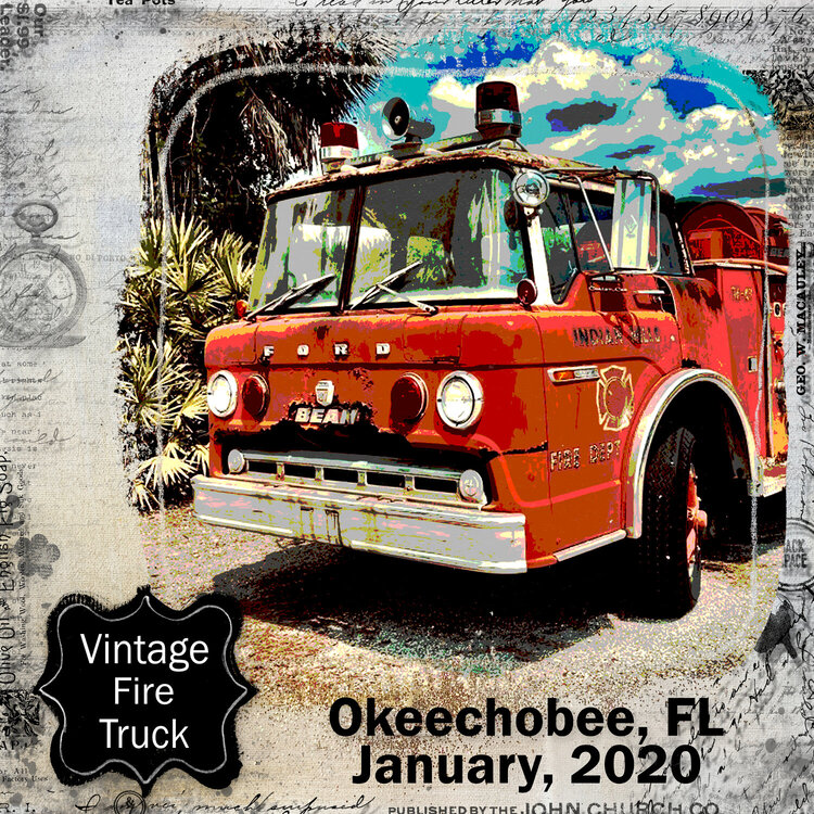 Okeechobee Florida Firetruck