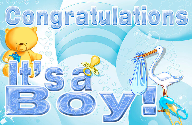 Baby Boy announcement