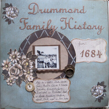 Drummond Family History 1684 to now