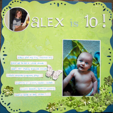 Alex is 10!