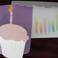 Cupcake card and envelope