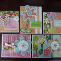 Assortment of cards from "Greenhouse" collection