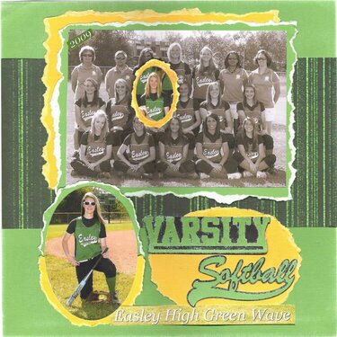2009 Varsity Softball
