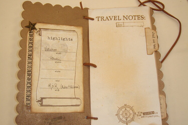 Travel Journal-  Inside