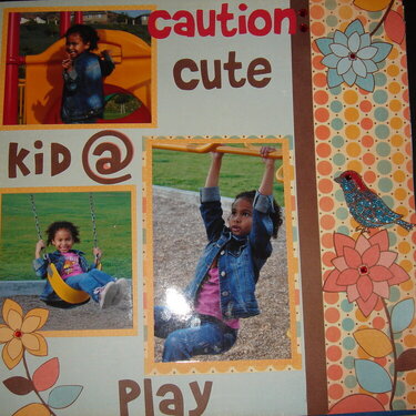 Caution Cute Kid @ Play
