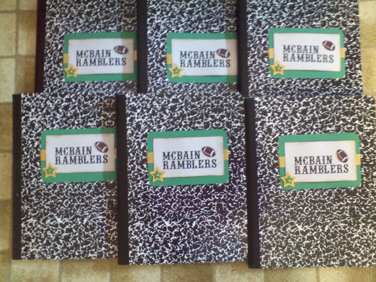 Decorated composition notebooks