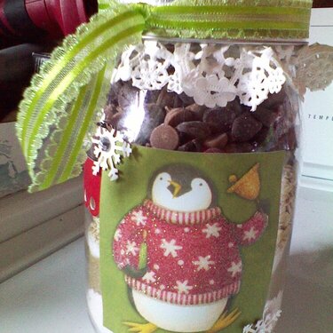 Christmas Cookie Mix Gift Jar 3