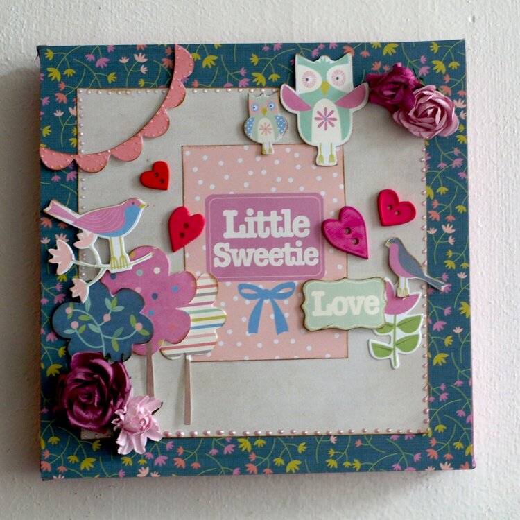 Little Sweetie canvas *new Kaisercraft*