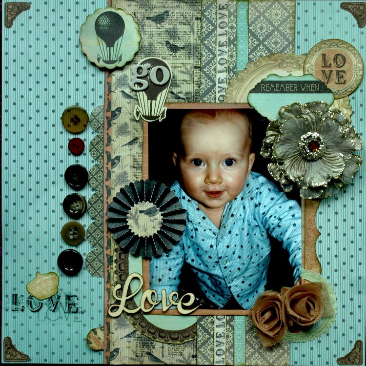Love *New Periwinkle by Kaisercraft*