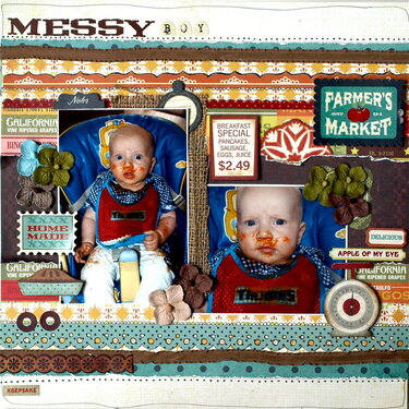 Messy Boy **My Creative Scrapbook Main Kit**