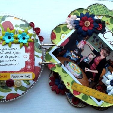 Clear Scraps mini album *Treat*