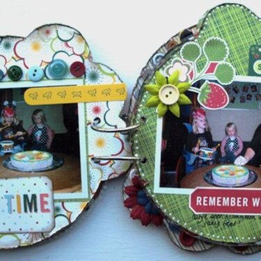 Clear Scraps mini album *Treat*