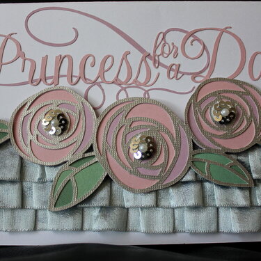 Princess for a Day birthday card
