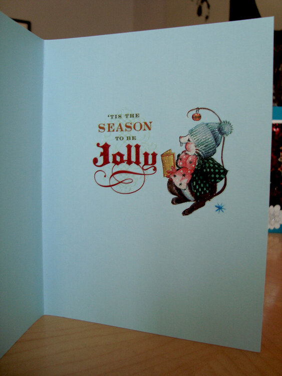 Inside of Christmas cards 2