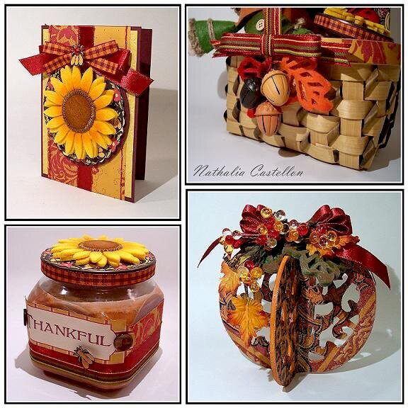 Autumn Greetings Gift Basket (Contents)