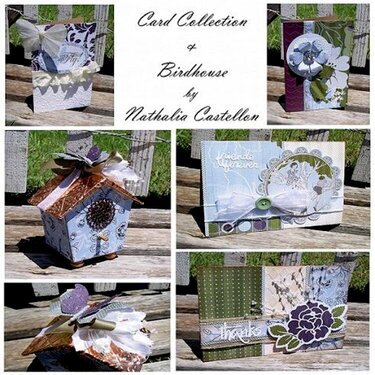 &quot;English Garden&quot; Card Collection &amp; Mini Birdhouse