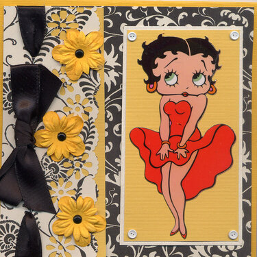 Betty Boop Bday card