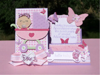 Side Step Baby Card