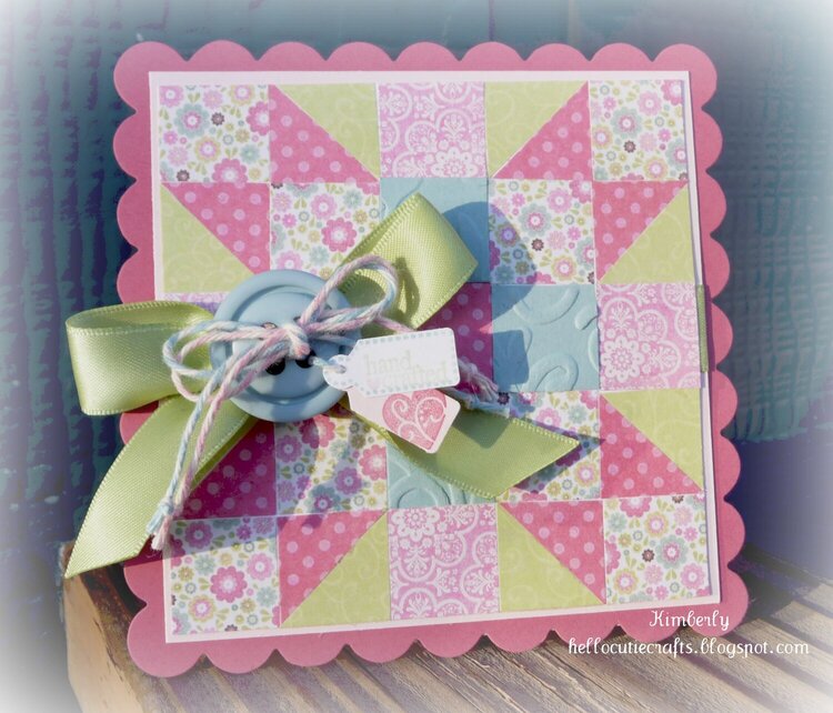 Hand Crafted Quilt Card