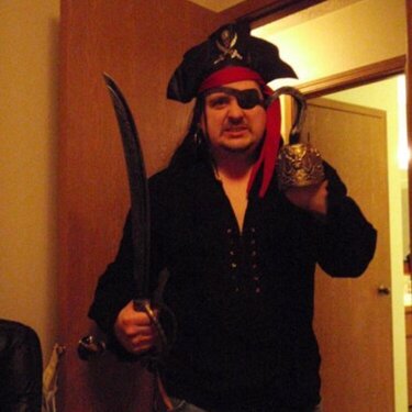 My pirate husband!