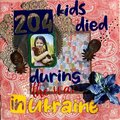 204 kids died during the war in Ukraine