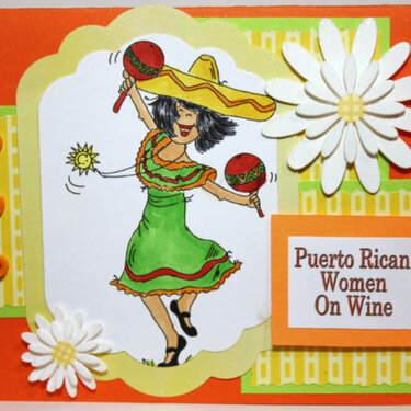 Puerto Rican Women On Wine