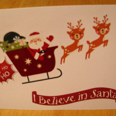 I believe in Santa!