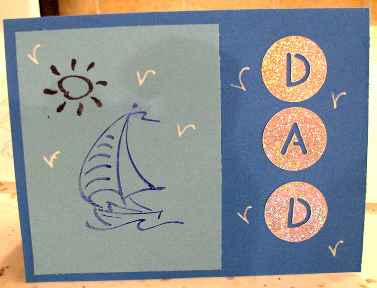 card 2 by 11 y/o gdaughter