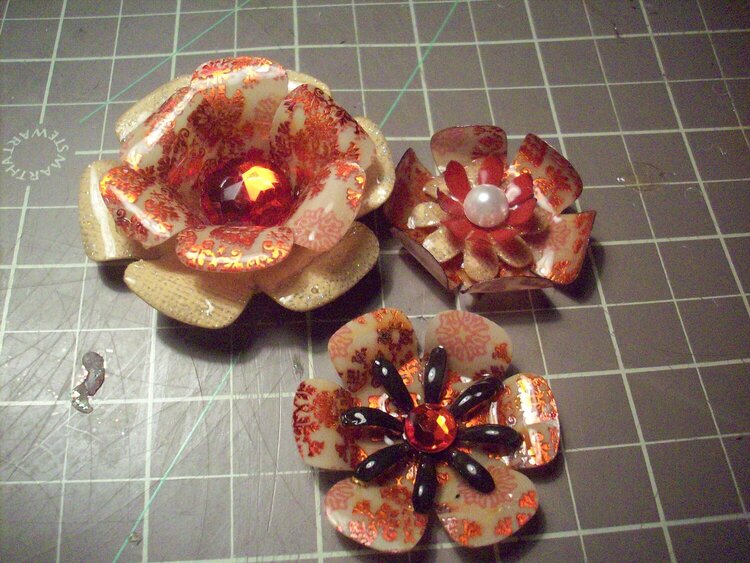 handmade Glazed flowers