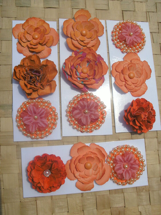 Orange flowers