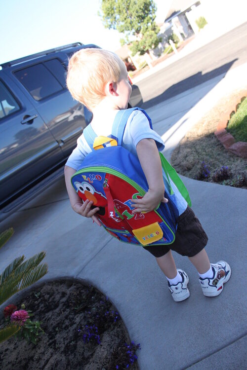 1st day of preschool!