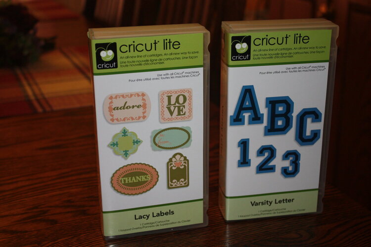 Cricut Lite Cartridges